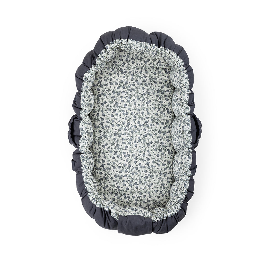 Sebra 3-i-1 Babynest -  Blue Olive