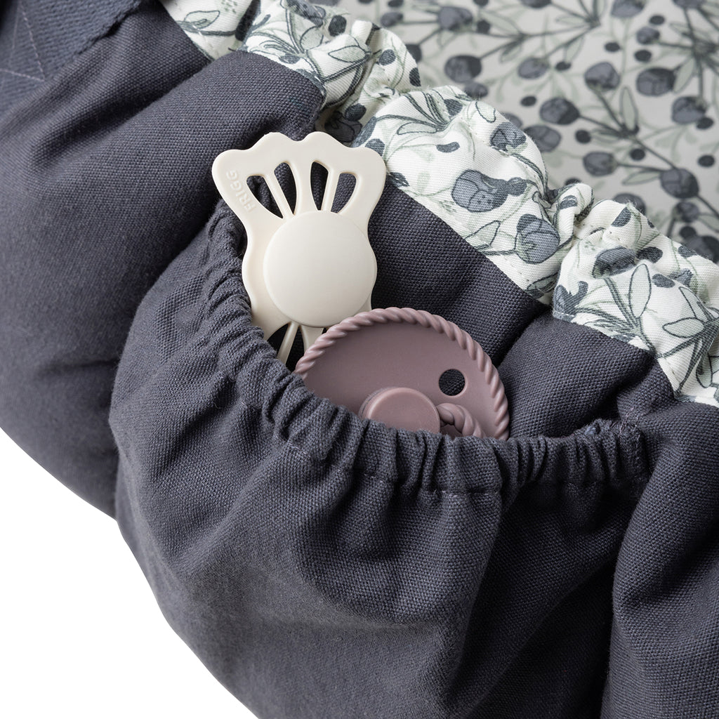 Sebra 3-i-1 Babynest -  Blue Olive