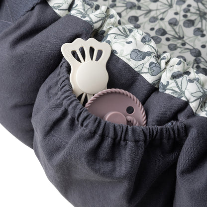 Sebra 3-i-1 Babynest -  Blue Olive