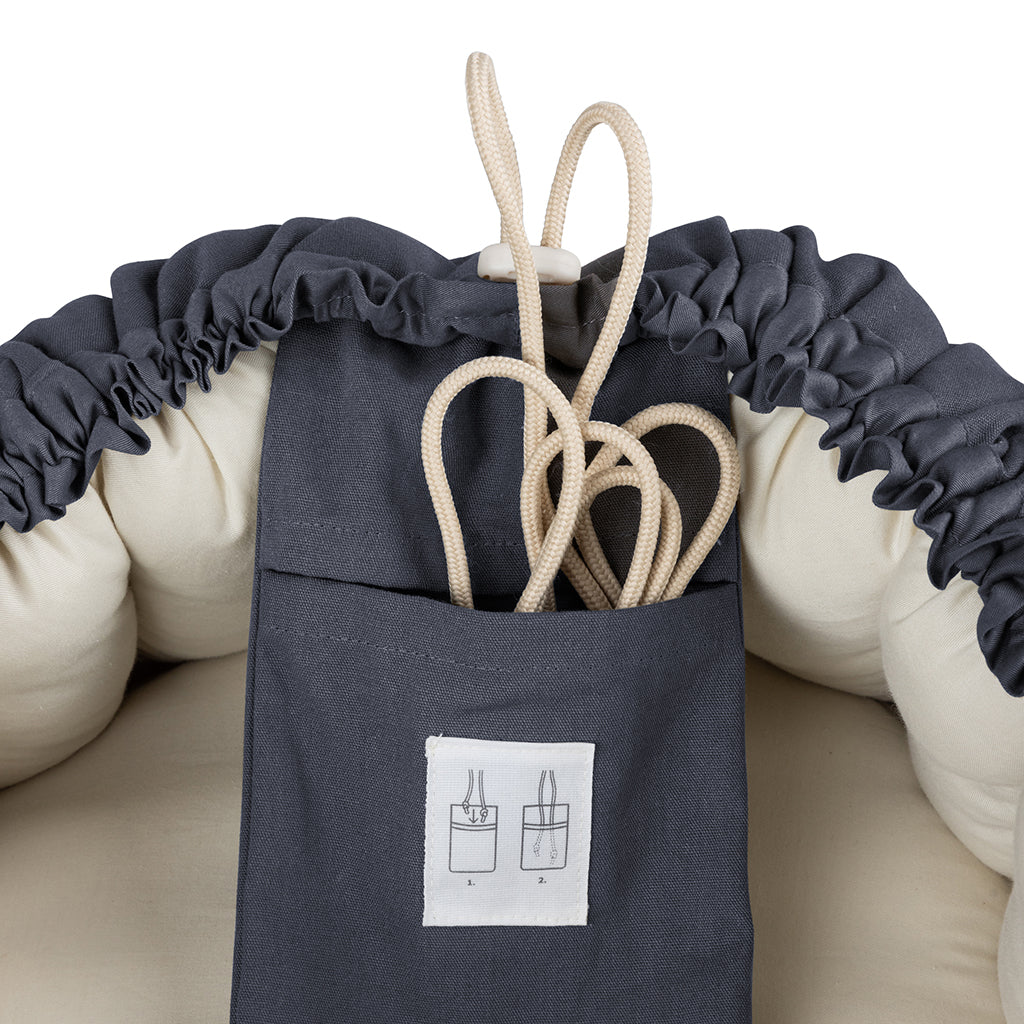 Sebra 3-i-1 Babynest - Blue