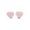 Milk x Soda Jelly Heart clip-on øreringe til børn, Baby pink