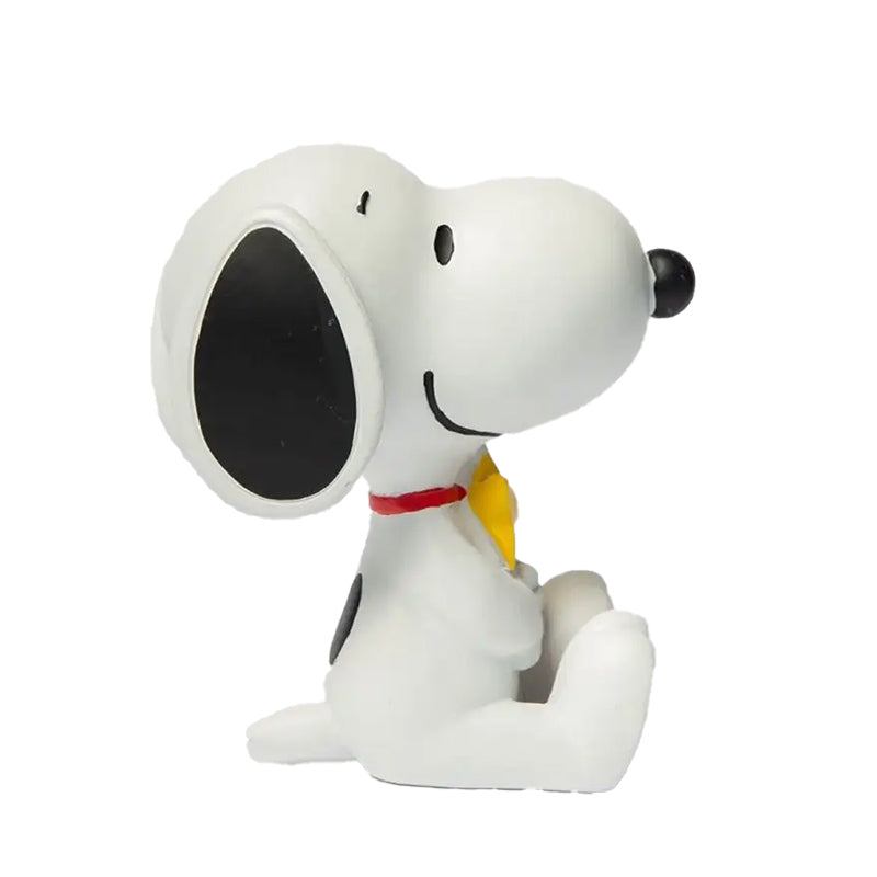 Peanuts figur, Snoopy med Woodstock - 12 cm