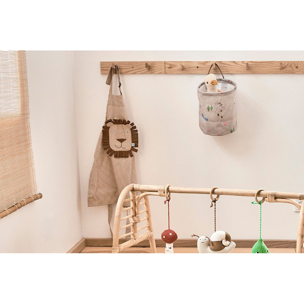 OYOY Forklæde til børn, Stribet Denim Løve