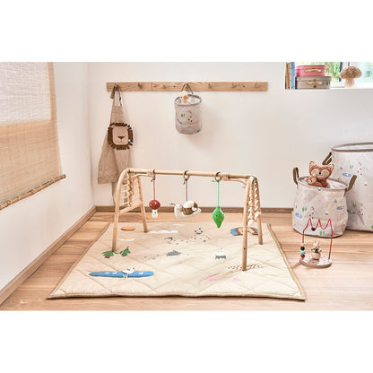 OYOY Forklæde til børn, Stribet Denim Løve