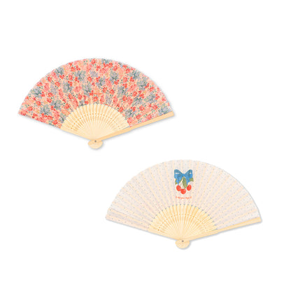 Konges Sløjd vifte i bambus, Mix -  2 varianter