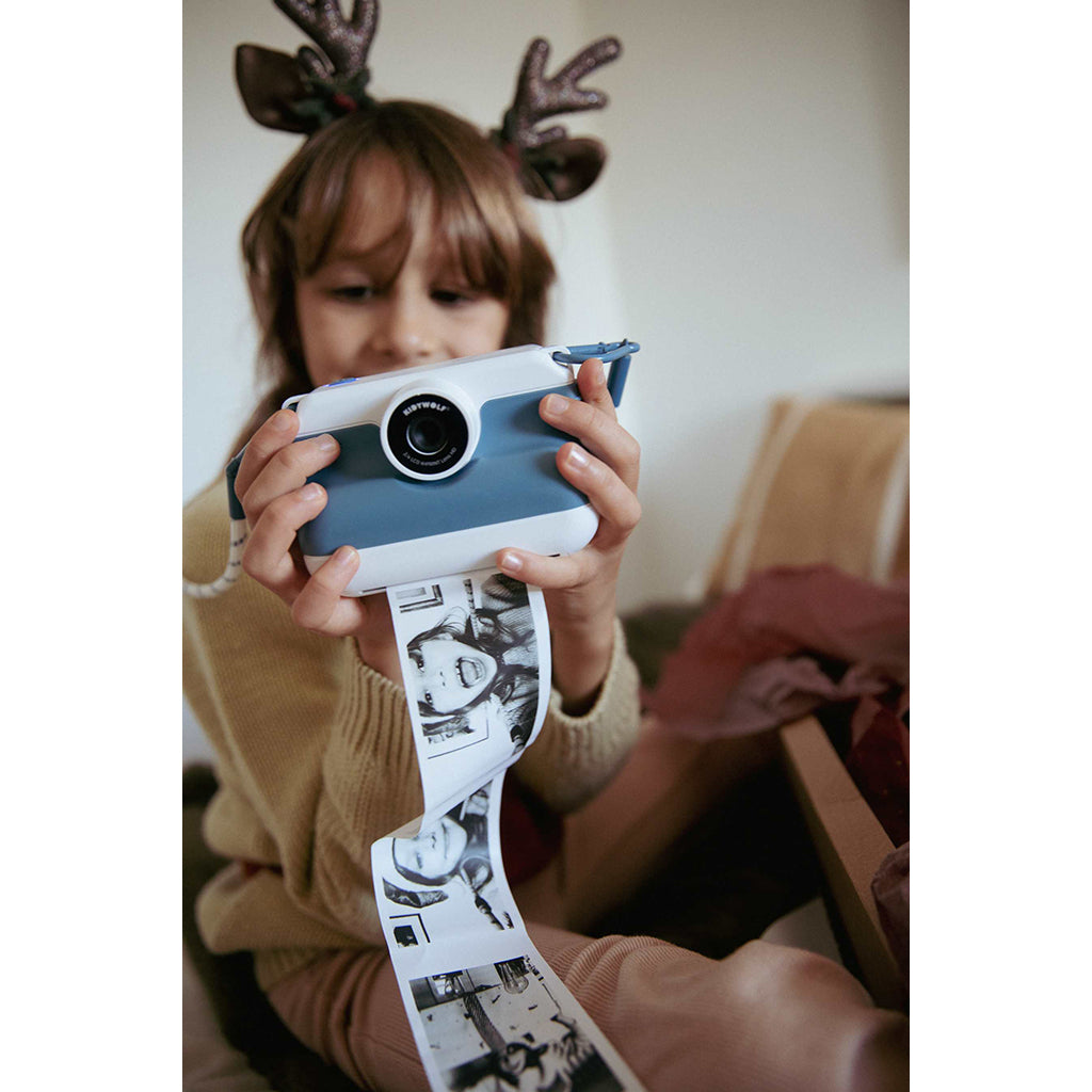 Kidywolf Instant print kamera til børn, Blå