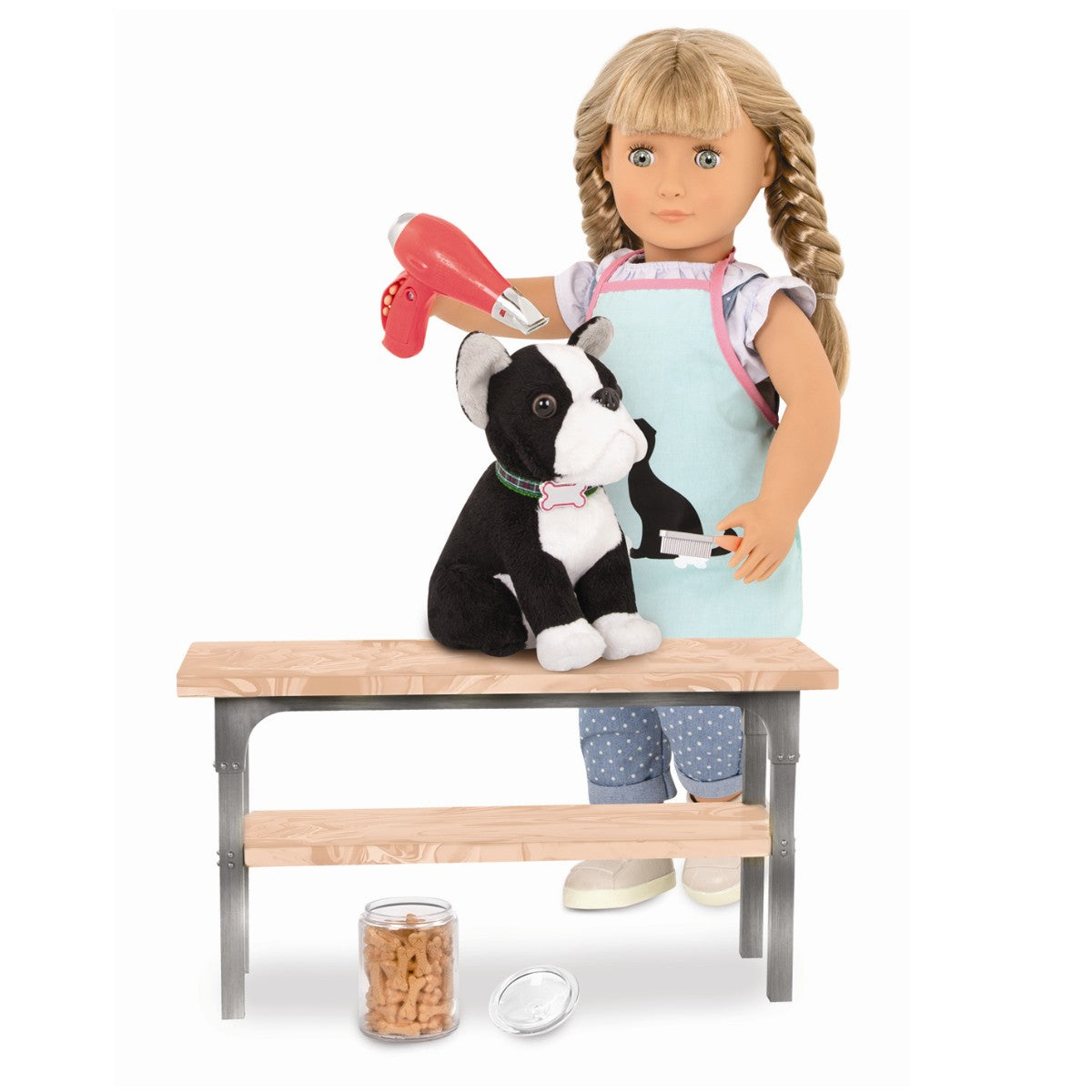 Our Generation Kæledyrs plejesæt m. badekar - dukketilbehør