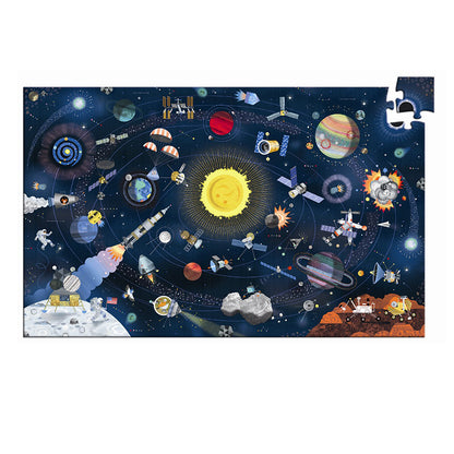 Djeco observationspuslespil, Rummet+ folder - 200 brikker