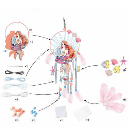 Djeco DIY, Drømmefanger - Havfrue