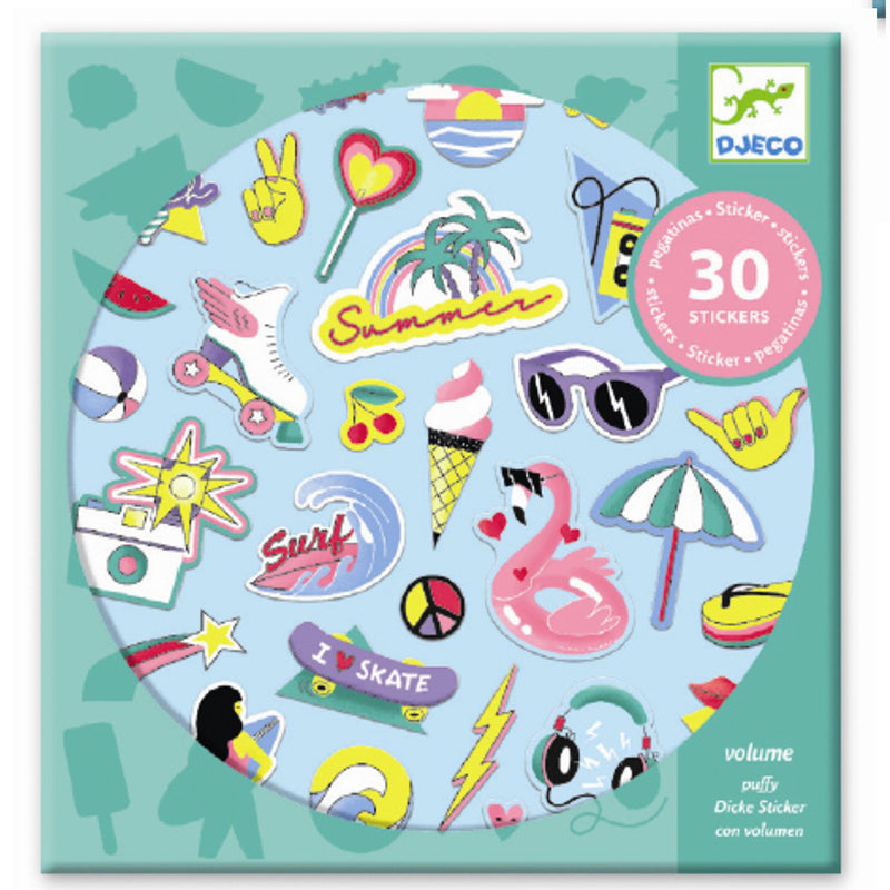 Djeco pudeklistermærker, Californien