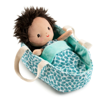 Lilliputiens blød babydukke i dukkelift, Ari