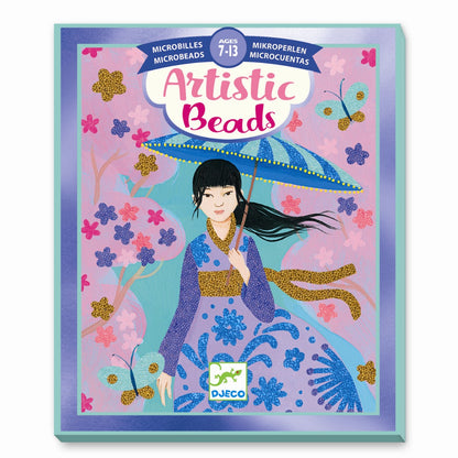 Djeco kreativ æske, Artistic beads - Jorden rundt
