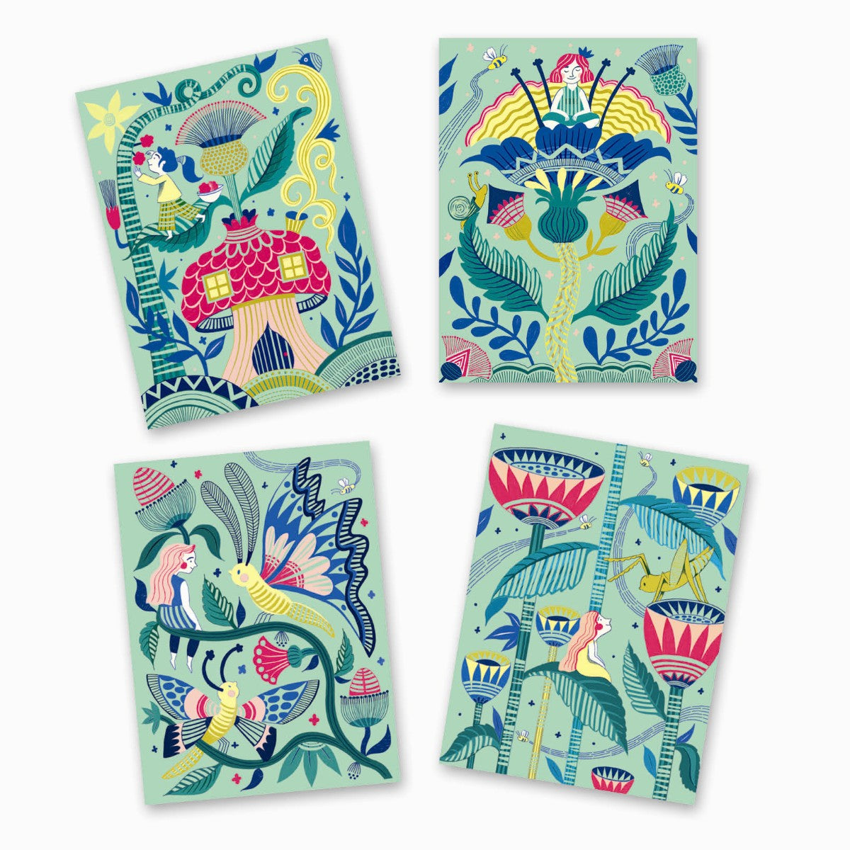 Djeco scratch kort, Fantasihaven