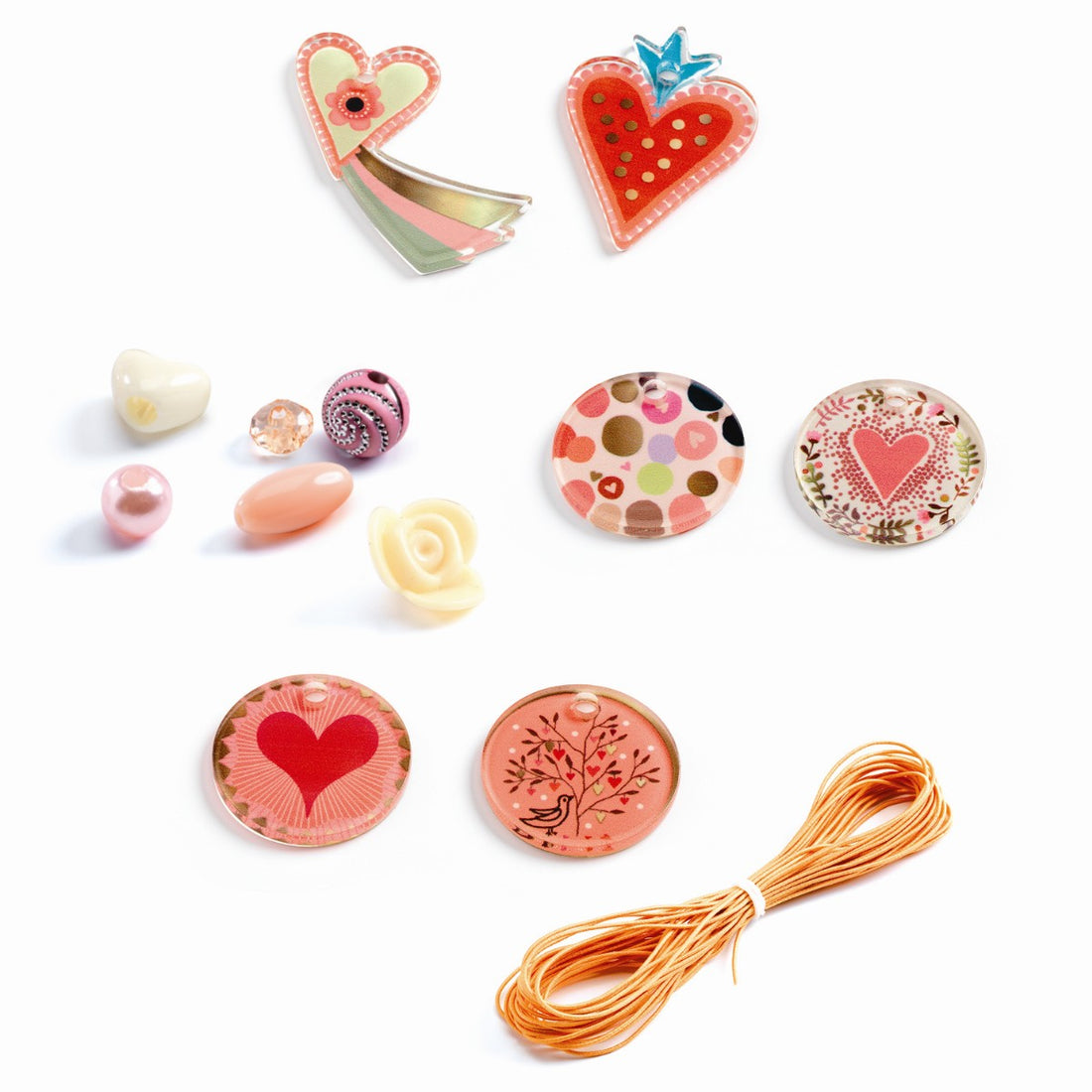 Djeco perlesæt, Hjerter