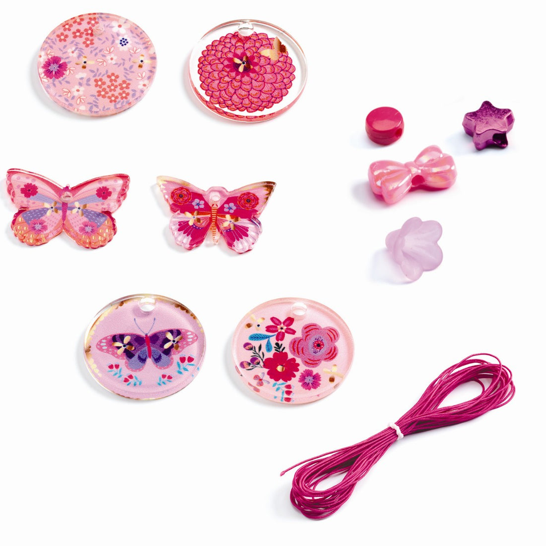 Djeco perlesæt, Sommerfugle