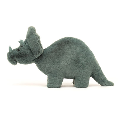 Jellycat bamse, Fossilly Triceratops - 38 cm