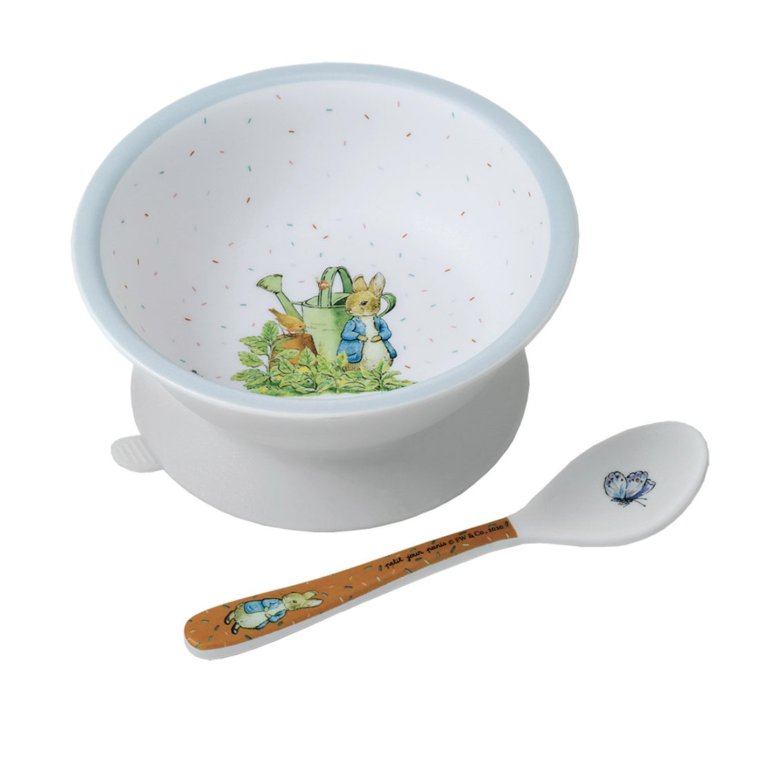 Petit Jour Paris, Peter Kanin skål m. sugekop og ske