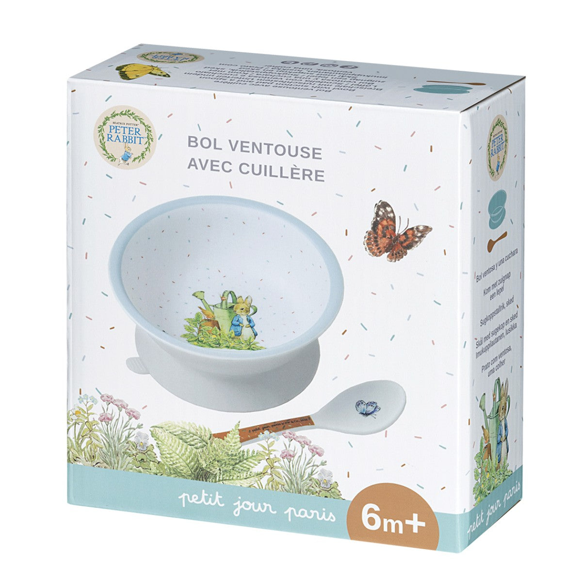 Petit Jour Paris, Peter Kanin skål m. sugekop og ske