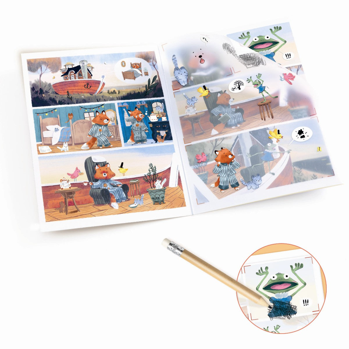 Djeco kreativ sæt, overføringsbilleder - Gypsy og sømanden