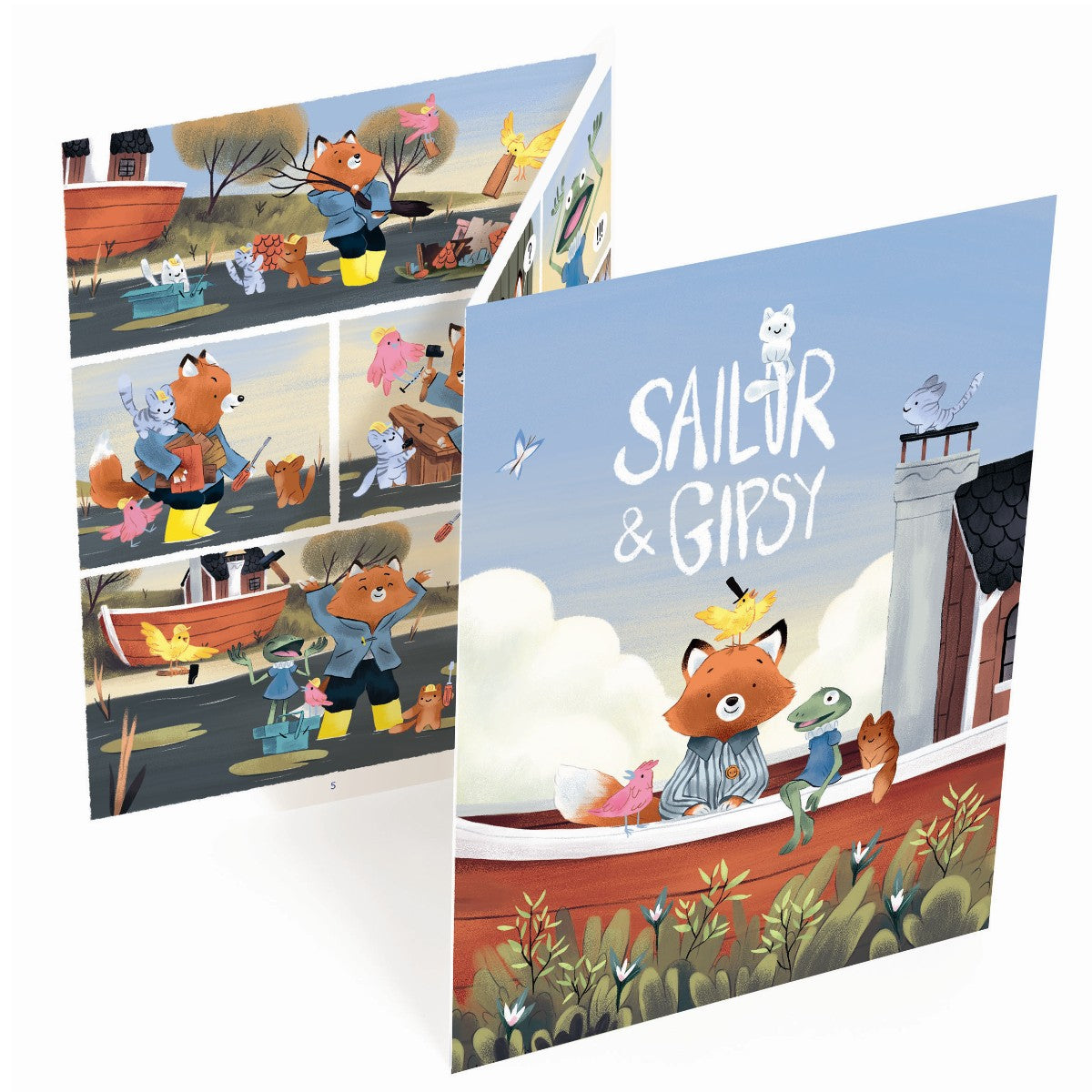 Djeco kreativ sæt, overføringsbilleder - Gypsy og sømanden