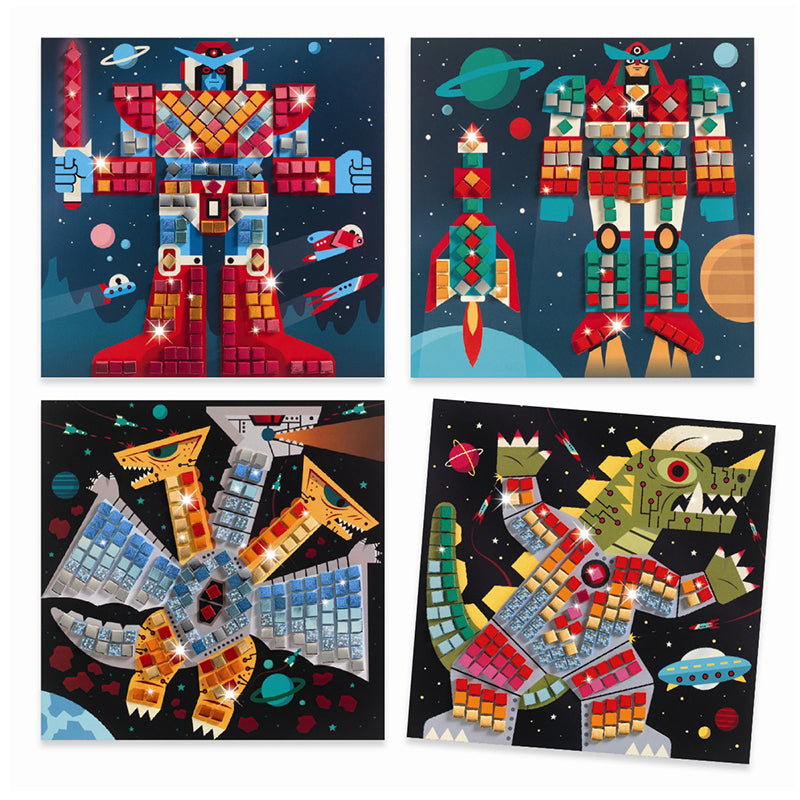 Djeco kreativ mosaik, Rumkrig