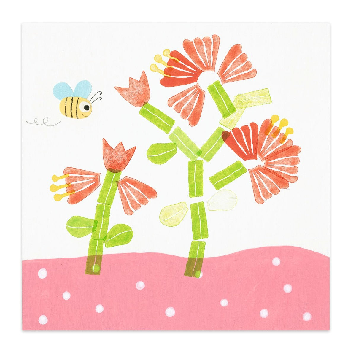 Djeco Kreativ stempler, Blomster