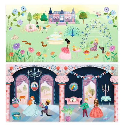 Djeco genanvendelige stickers, Slottet