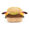 Jellycat bamse, Amuseable Burger  - 11 cm