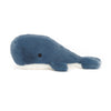 Jellycat bamse, Ocean Wavelly blåhval - 15 cm