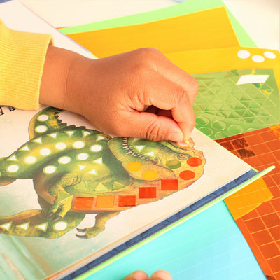 Creative Studio, Dino world sticky-mosaik bog