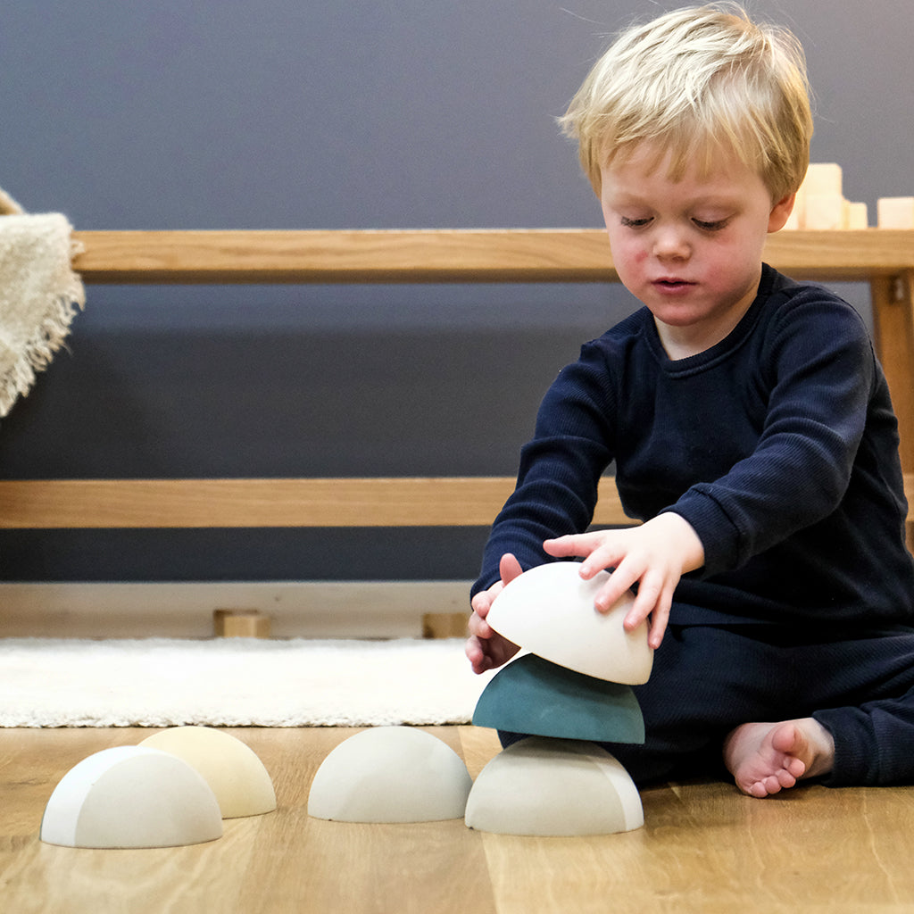 bObles Tumlesten, 6 stk. - Ocean