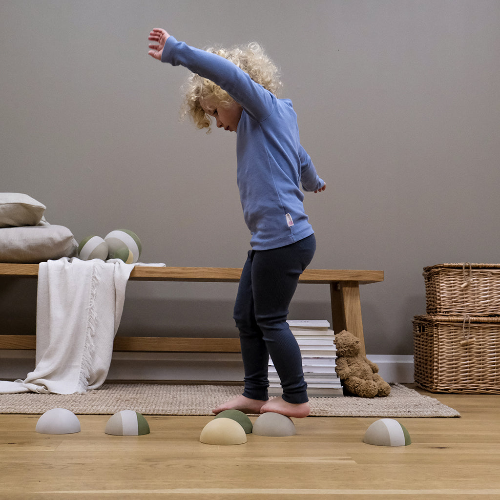 bObles Tumlesten, 6 stk. - Moss