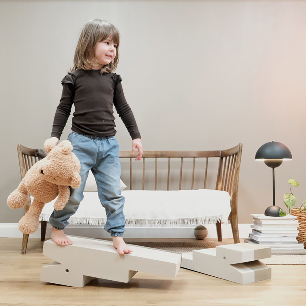 bObles Krokodille, L24 - Sand grey