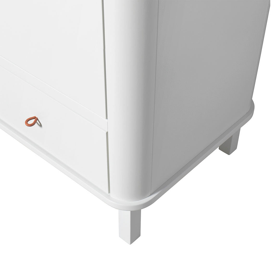 Oliver Furniture Wood klædeskab m 2 døre, hvid - højde 204 cm