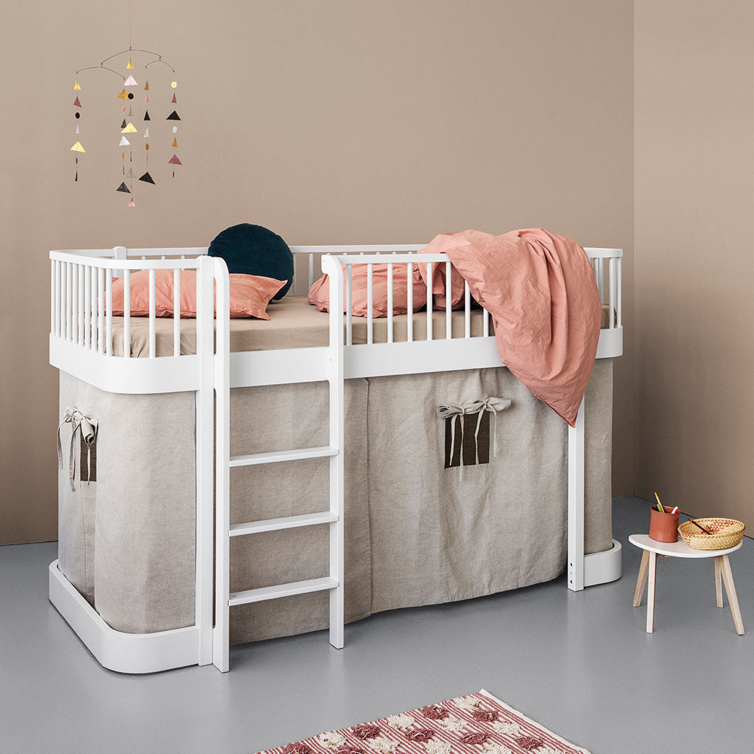 Oliver Furniture, Wood Original halvhøj seng - hvid