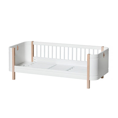 Oliver Furniture, Wood Mini+ juniorseng - hvid/eg