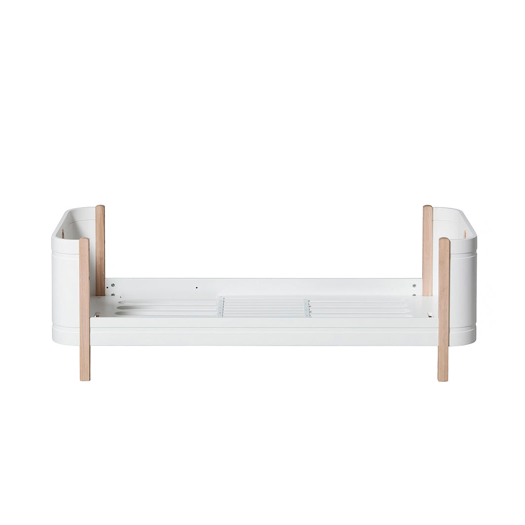 Oliver Furniture, Wood Mini+ juniorseng - hvid/eg