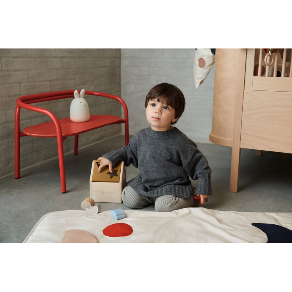 Liewood børnebænk, Alex - Natural/sandy mix