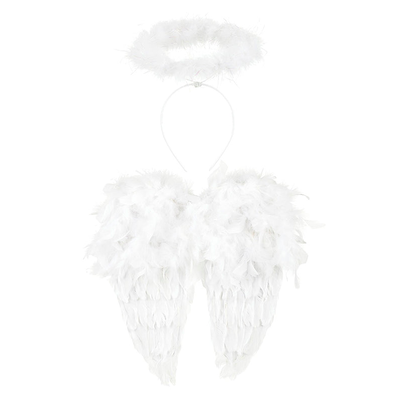 Souza udklædning, Englevinger og glorie