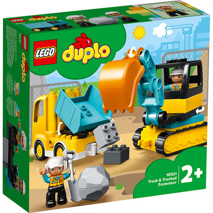 LEGO ® Duplo, Lastbil og gravemaskine på larvefødder