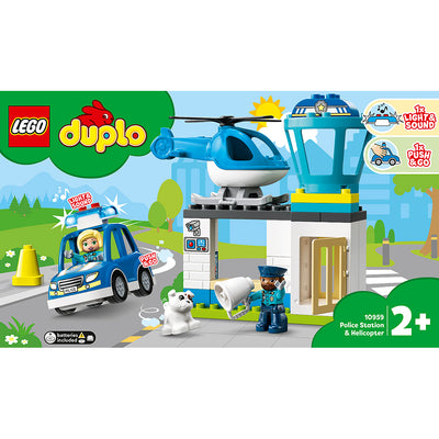 LEGO ® Duplo, Politistation og helikopter