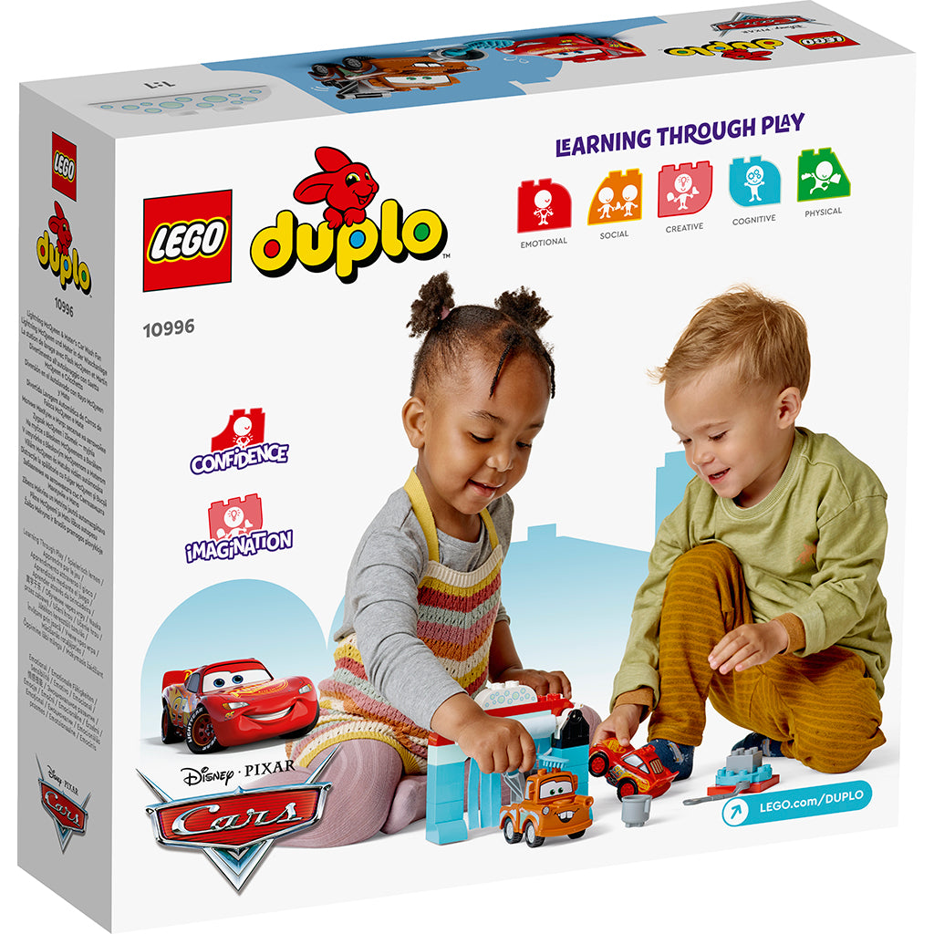 spion beslag screech LEGO ® Duplo, Cars - Lynet McQueen og Bumles sjove bilvask 10996 - Lirum  Larum Leg