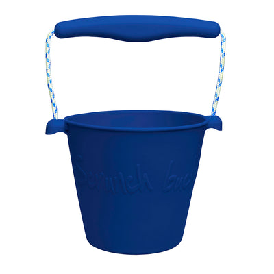 Scrunch-bucket, blød foldbar spand - midnight blue