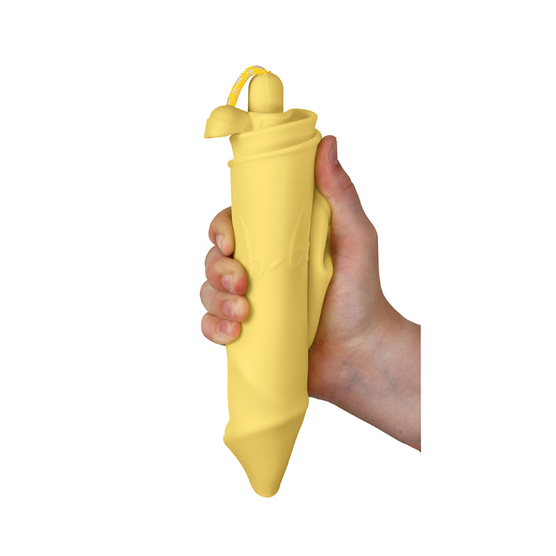 Scrunch-bucket, blød foldbar spand - icecream yellow