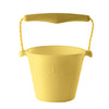 Scrunch-bucket, blød foldbar spand - icecream yellow