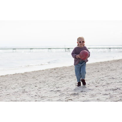 Scrunch-ball, oppustelig blød bold - Cherry red