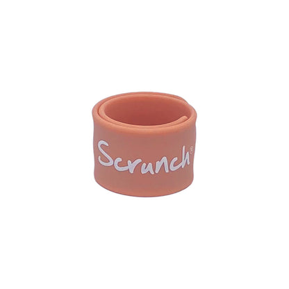 Scrunch armbånd til navn, ID-armbånd - Coral
