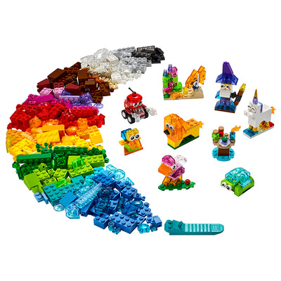 LEGO® Classic, Kreative gennemsigtige klodser