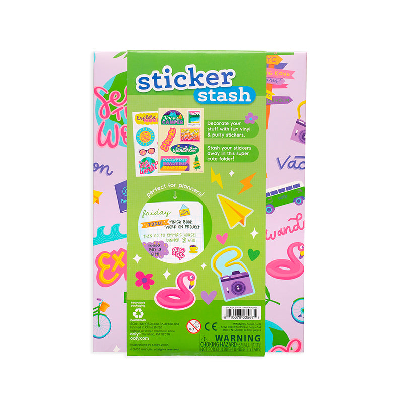 Ooly Klistermærker,  Wanderlust - Over 200 stk.