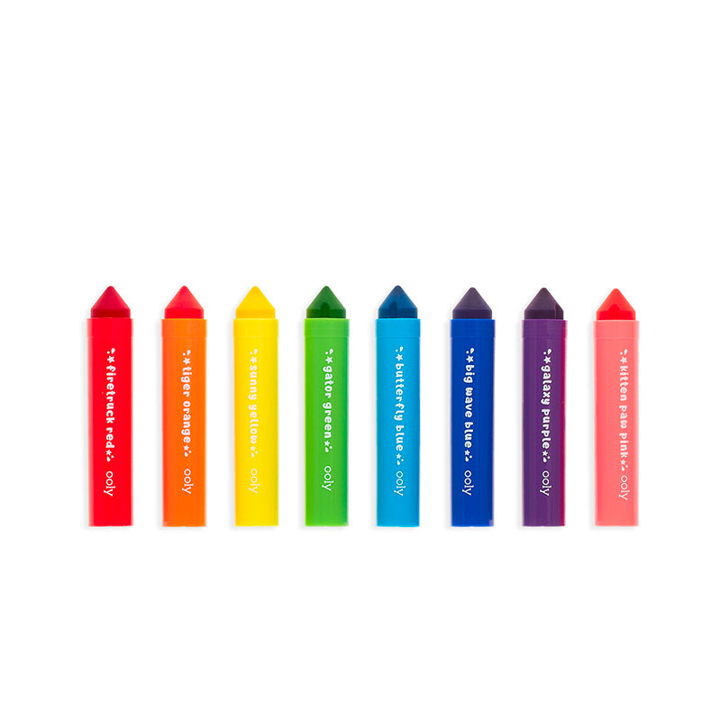 Ooly  Mighty Mega Markers, 8 jumbo tuscher